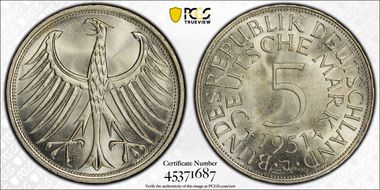 1951-J 5 Mk J-387 MS66+