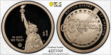 2022-S $1 American Innovation KY Bluegrass Music First Strike PR70DCAM