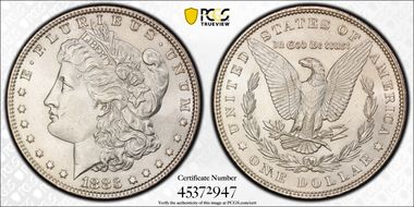 1883 $1 MS62