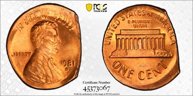 1981-D 1C MS66RD