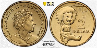 2022 $2 Indigenous Baby - Baby Set MS67