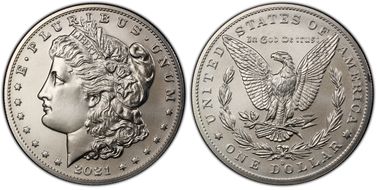 2021-O Privy $1 Morgan Dollar 100th Anniversary MS69
