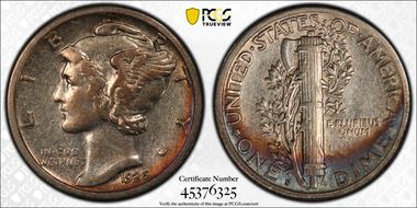 1926-S 10C XF45