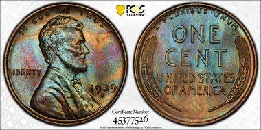 1939-D 1C MS65BN