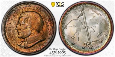 1936 50C Cleveland MS66+