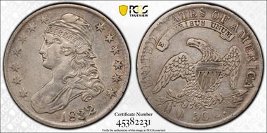 1832 50C Small Letters N1