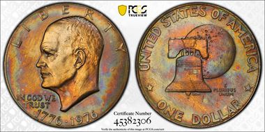 1976 $1 Type 1 MS64