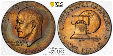 1976 $1 Type 2 MS64