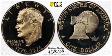 1976-S $1 Clad Type 1 PR69DCAM