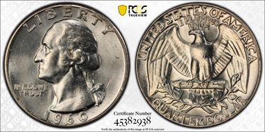 1960 25C Type B Reverse, FS-901 MS62