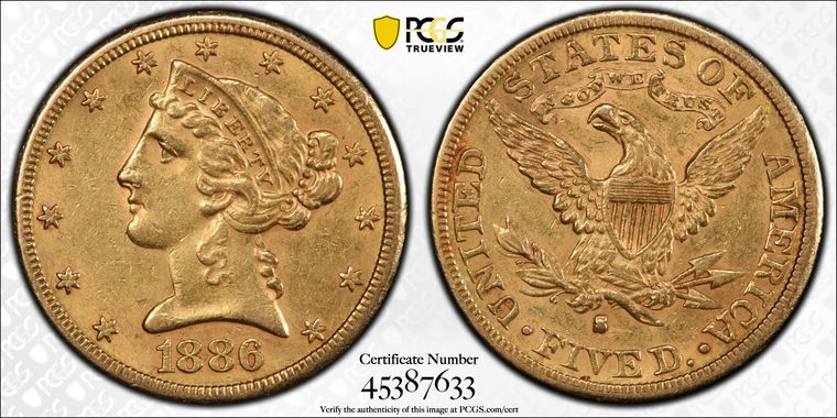 Cert 45387633 - Coin Image