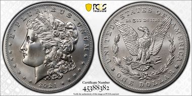 2021-O Privy $1 Morgan Dollar 100th Anniversary MS69
