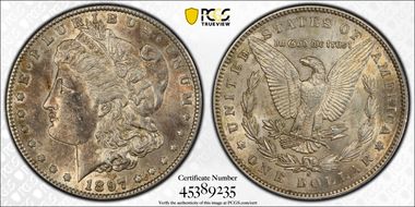 1897-S $1 AU58