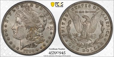 1884-S $1 MS61