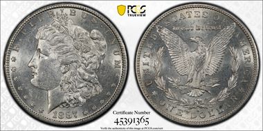 1887-S $1 AU55