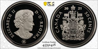 2021 50C Nickel-Plated Steel PR69DCAM