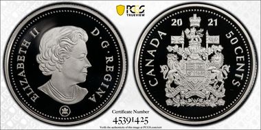 2021 50C Silver PR70DCAM