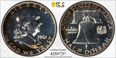 1961 50C PR66