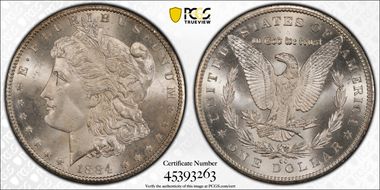 1884-CC $1 MS66