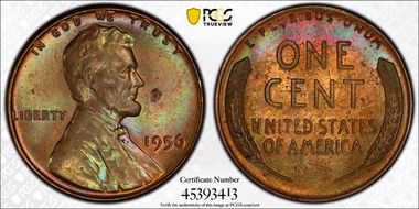 1956 1C MS64RB