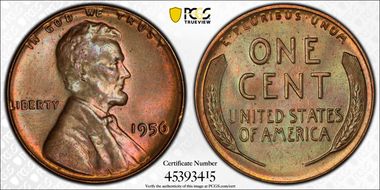 1956 1C MS65RB