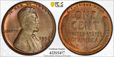 1956 1C MS65BN