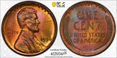 1956 1C MS65RB