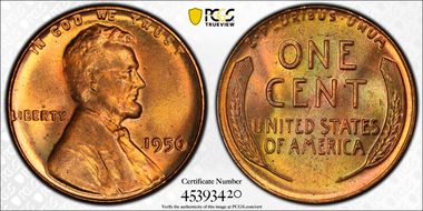 1956 1C MS66RD
