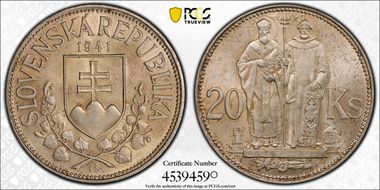 1941 20 Kor KM-7.2 MS64