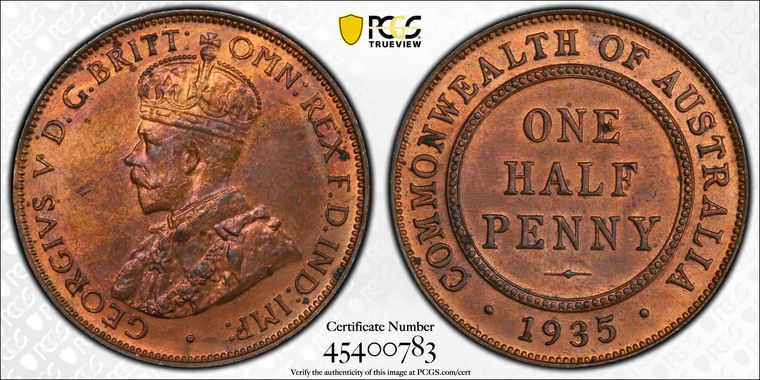 Cert 45400783 - Coin Image