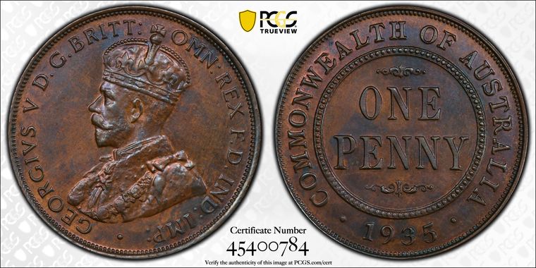 Cert 45400784 - Coin Image