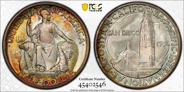 1936-D 50C San Diego MS68