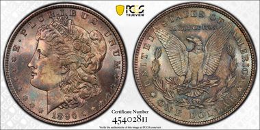1896 $1 MS65