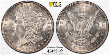 1888 $1 MS64