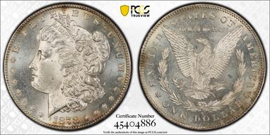 1878-S $1 MS64+