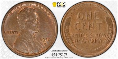 1912-D 1C MS64BN