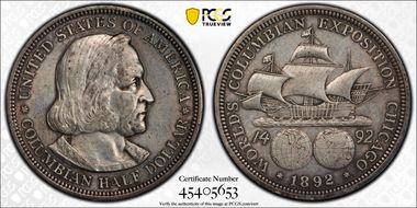1892 50C Columbian N1