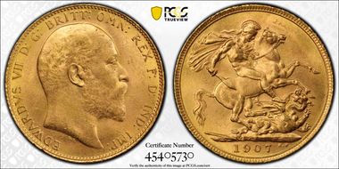 1907 Sov S-3969 MS63+ 