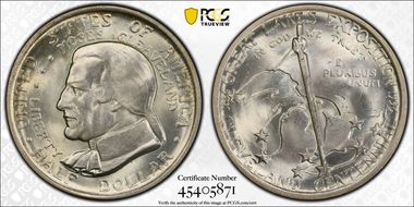 1936 50C Cleveland MS65