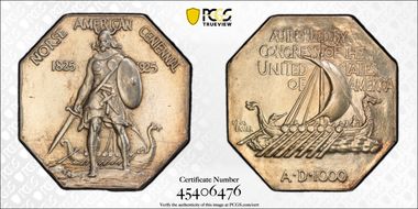 1925 AR Medal Norse American, Thick N1