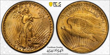 1925-S $20 MS64