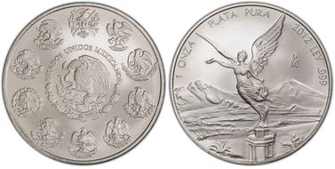 2012-Mo Onza Libertad Ag MS70