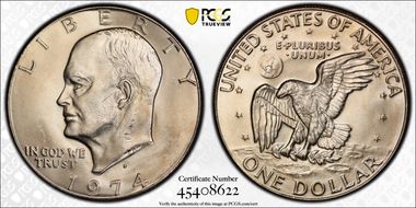1974-D $1 MS65