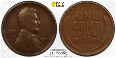 1922 No D 1C Strong Reverse, FS-401 VF20BN