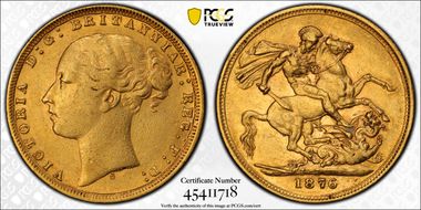 1876-S Sov S-3858A St. George AU53