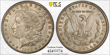 1899-S $1 AU53