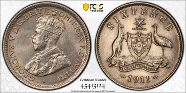 1911 6D KM-25  Ag MS63