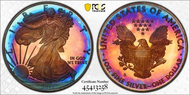 2012-S $1 Silver Eagle  75th Anniversary SF Mint Set PR68DCAM