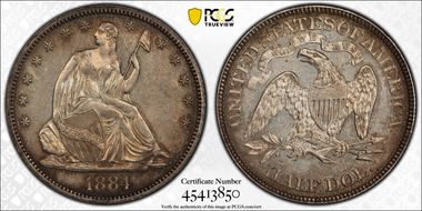 1884 50C PR62