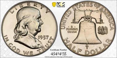 1957 50C PR66